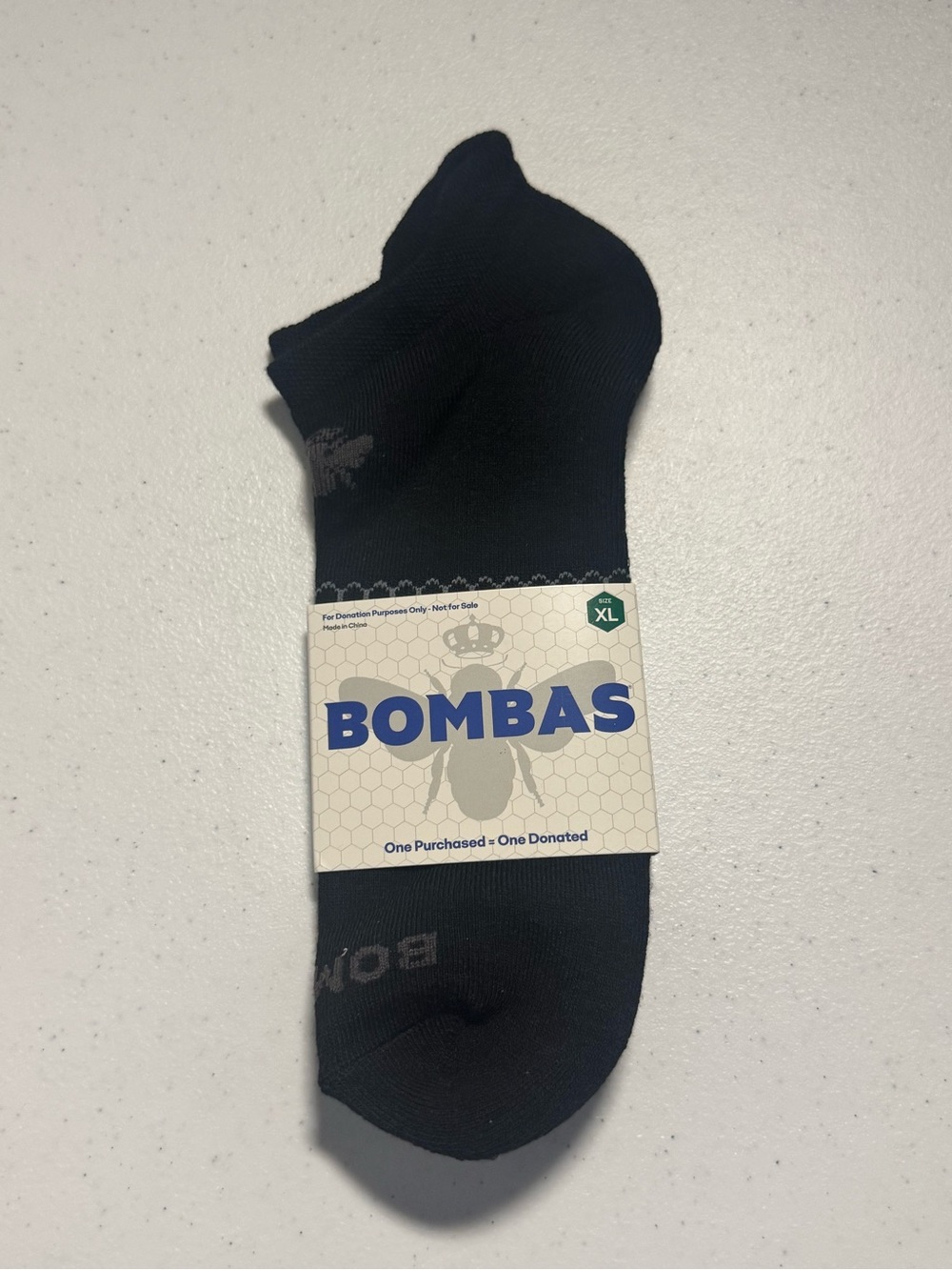 Bombas Men's Black Low-Cut Athletic Socks - XL